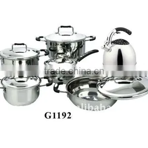 Stainless Steel Cookware Set (casserole,stock Pot) thumbnail-1