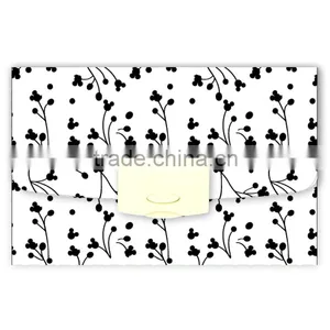 MINI Four Patterns Pocket Expanding File Office Supplies Stationery Products File Folder pp Organ File thumbnail-3