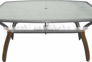 Outdoor Furniture Tempered Glass Table thumbnail-3