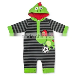 Infant Baby Romper 2015 Boys Cute Animal Pattern Stripe Romper China thumbnail-2
