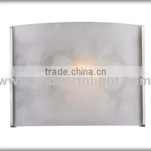 UL CUL Simple White Cloud Indoor Hotel Hallway Wall Sconce In Nickel Finish W50470 thumbnail-1