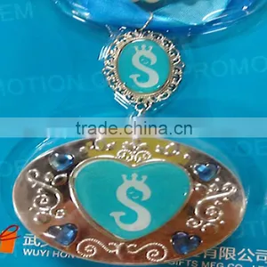 Two Pcs/set Beaded Bangle& Bracelet Girls Ribbon Necklace With Pendant Jewelry Set thumbnail-3