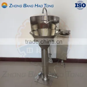 Hand Washing Basin With Knives Sterilization Inlet for Abattoir and Slaughterhouses thumbnail-2
