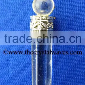 Crystal Quartz 2 Piece Pencil Pendant thumbnail-1