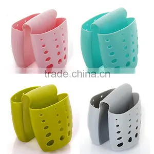 Manufacture Supply Free Sample Avaible PVC Hanging Kitchen Sponge Holder thumbnail-4