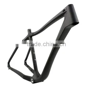 China Cheap 26er MTB Fat Bike Carbon Fiber Frame Fat Carbon Frameset, 26er Fat Snow Bike, 26er Fat Bike Frameset, 100mm BSA/BB30 thumbnail-3