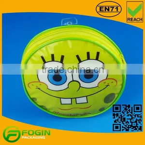 Cartoon Printed Ziplock Round Makeup Bag thumbnail-3