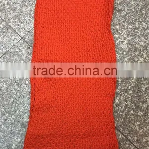 Stock Item Wholesale Autumn Winter Orange Knit Neck Warmer Circle Loop Scarf for Girls thumbnail-1