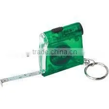 Tape Measure LED Flashlight Key Chain thumbnail-1