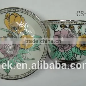 Personalized Wholesale Porcelain Tea Cup & Saucer thumbnail-2