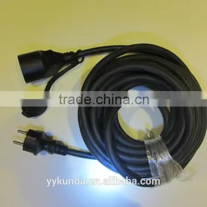 Extension Power Cables, IP44 Waterproof Extension Cable, Europe Schuko Cables thumbnail-2