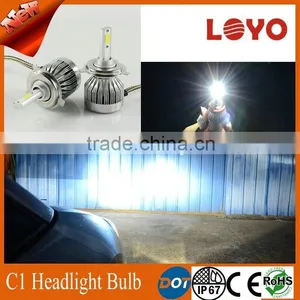 Car Accessories Led Headlight Kit 9-16V 30w Auto Led 9007 COB Chips Headlight Double Beam thumbnail-1