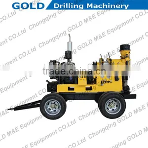 Wheel Mounted Hydraulic Feeding Water Well Drill Machines thumbnail-1