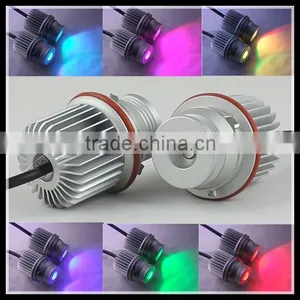 Discoloration RGB LED Angel Eyes for BMW E39 LED Headlight Halo Ring Bulbs for BMW E39 E53 E60 E61 E63 E64 E65 E66 E87 thumbnail-1