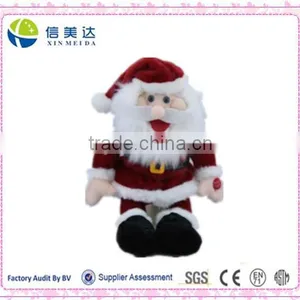 Christmas Singing and Dancing Santa Claus Plush Toy thumbnail-1