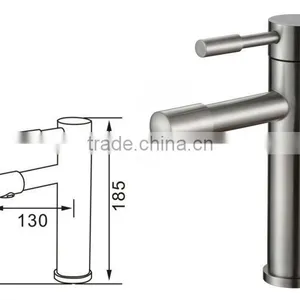 SUZAN(3308) Special Design for the Rotation Head Lead Free SUS304 Stainless Steel Wash Basin Faucet thumbnail-1