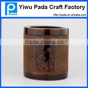 Health Natural Bamboo Pen Holder thumbnail-2