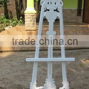 French Furniture Easel - White Frame Furniture - Mahogany French Style thumbnail-1