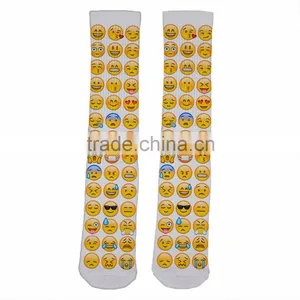 Wholesale Fashion Custom Print Emoji Socks thumbnail-1