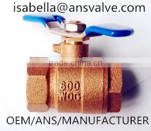 Bronze Ball Valve Price, Threaded, 1/4" ~4"npt Ball Valve thumbnail-1