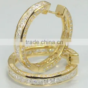Factory Offer Fashion Golden Earring Designs for Women thumbnail-1