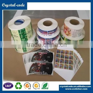High Quality Customized Round Shape Matte Varnish PE Label thumbnail-1