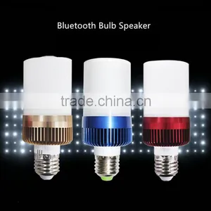 E27 Bluetooth Bulb Speaker 4.5W LED Light Wireless Audio Speaker Warm White Light CE FCC RoHS thumbnail-1