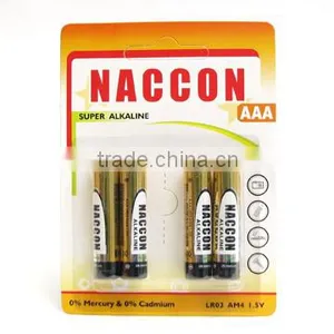 1.5V 140 Mins LR03 AAA Alkaline Dry Battery Batteries Kgyu thumbnail-1