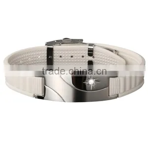Noproblem D007 FDA Germanium Tourmaline Power Magnetic Scalar Energy Zircon Crystal Bracelet thumbnail-1