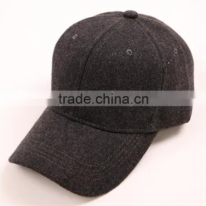 Blank Wool 5 Panel Trucker Hats Wholesale thumbnail-1