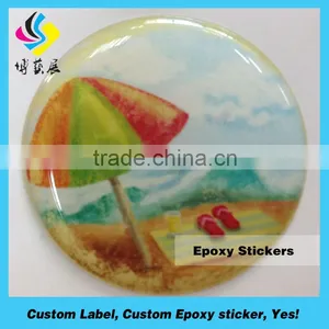 Custom Epoxy Sticker Clear Dome Epoxy Resin Sticker thumbnail-4