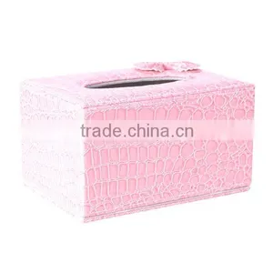 Luxury Leather Rectangular Tissue Box Cover thumbnail-3