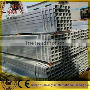 Best Price Galvanised Pipe /GI Rectangular Section Tube/Galvanised RHS Pipes Made in China thumbnail-1