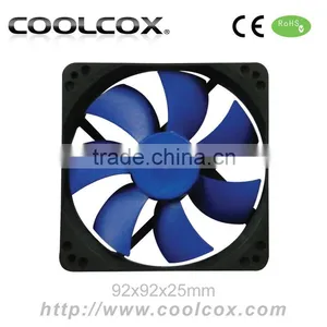 CoolCox 92x92x25mm Axial Fan,9225 PC Case Cooling Fan,electric Fan,Exhaust Fan thumbnail-5
