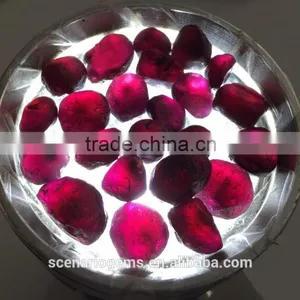 6mm+ Natural Purple Indian Garnet Rough Gemstone thumbnail-1