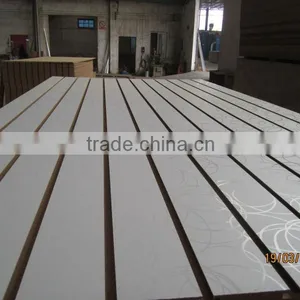 Rotary White Color Melamine Slatwall Panel thumbnail-1