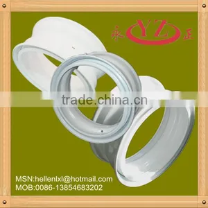 22.5x9.00 White Demountable Wheel Rim thumbnail-1
