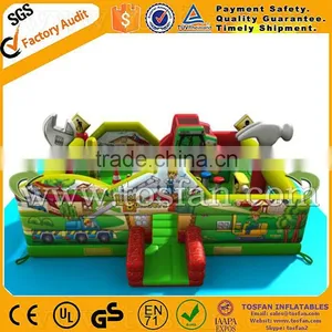 Building Theme Inflatable Combo,inflatable Amusement Equipment A3081 thumbnail-1