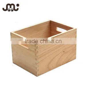 High Quality Smooth Polished Paulownia Wood Hamper Box,unfinished Wood Hamper Box With Lid thumbnail-1