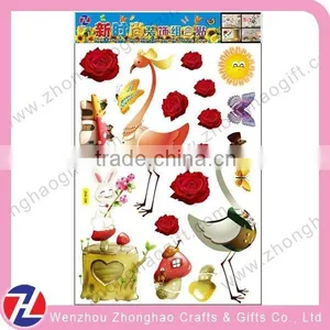 Cute Animals Shape Wallpaper Sticker for Home Decoration thumbnail-1