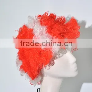 Colorful Short Afro Curls Cosplay Silk Wave Wig N360 thumbnail-2