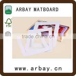 Best Quality Decorative Uncut and Precut Paper Matboard for Photo Frame Passepartout Frame thumbnail-3
