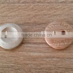 Factory Wholesale Round Wooden Button thumbnail-1