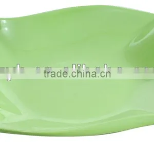 Colorful Fan Blade Shaped Melamine Plate thumbnail-1