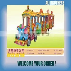 Electric Train Shoppibng Mall Rides Christmas Fun Train thumbnail-2
