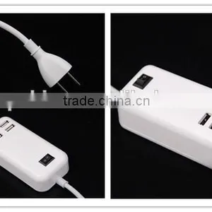 Factory Price 4 Usb Hub EU/US Wall Charger Travel Charger Socket, China Supplier thumbnail-2