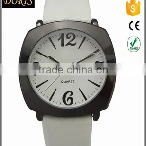 LOGO Custom Fashin Leather Watch Stainless Steel Back Women thumbnail-1
