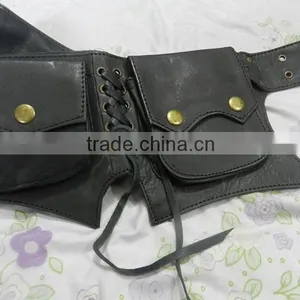 Travel Pocket Money Leather Belt Hip Waist Bag Belt thumbnail-5