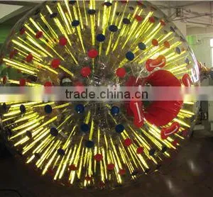 Popular 100% TPU Inflatable Fluorescent Zorb Ball thumbnail-1