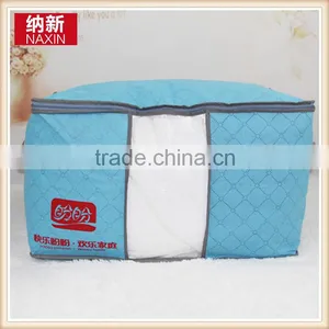 Logo Customized Bamboo Charcoal Non Woven Quilt Storage Bag thumbnail-1